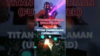 Titan Speakerman (Full Power) vs Upgraded Titan Cameramn#skibiditoilet #1v1 #dafugboom #edit #shorts