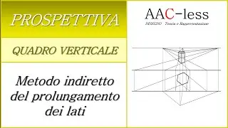Prospettiva - Metodo del Prolungamento dei Lati - Prisma a base esagonale