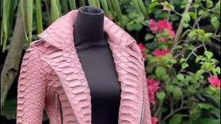 Python Leather Jacket: The ultimate luxury outerwear. The Perfect Blend of Style and Sophistication