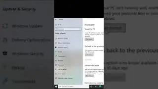 How to factory reset Window 10 