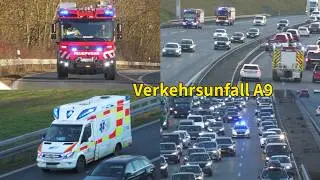 ELECTRIC FIRE TRUCK | FD + EMS + Highway Patrol responding to Traffic Accident