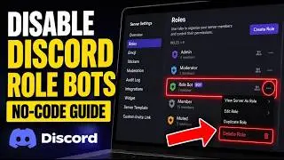How to disable Discord role bots in no-code automations - Beginner Guide