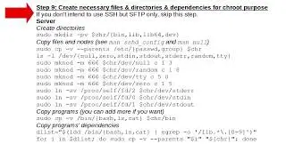 Setup SSH and SFTP server with chroot jail