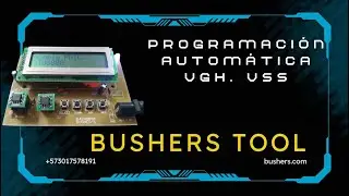 Programando VGH, VSS en Samsung TU8000 (VPMS2SM) Usando el programador Bushers