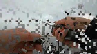Зимний спиннинг, разловить катушку SHIMANO STELLA 1000SSSPG, Северное сияние! ☝️😉