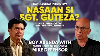 Nasaan si Sergeant Guteza? Mike Defensor on the 