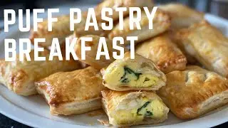 16 Mini Puff Pastry Breakfast | Spinach, Egg, and Cheese Bites