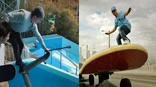 SAVAGE & EXTREME Skateboarding Tricks! (funny, skaters, skate clips, skateboard)