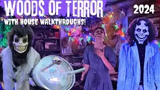 2024 Woods of Terror - My full experience! House walkthroughs and Baba Yaga Sneak Peek - Greensboro