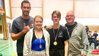Eva Dobel U15 - Corentin Oguez U17 Haltérophilie Championnat de la Somme 2023