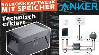 ☀️Balkonkraftwerk mit 3.200 Wh Speicher ☀️ Anker SOLIX Solarbank Dual System Komplettsystem