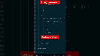 Asterisk pattern in c++ #programming #programmer #program #foryou #viral #subscribe #like