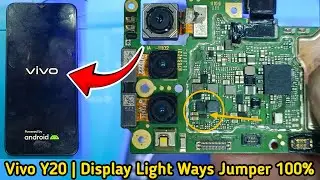Vivo Y20 | Display Light Solution | Vivo Y20 Black display Solution | Light ic jumper
