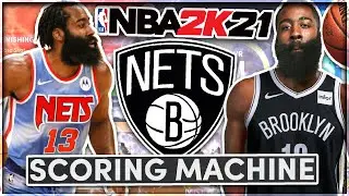 JAMES HARDEN BUILD IN *NEXT GEN* NBA 2K21! | BEST SCORING BUILD IN NBA 2K21!