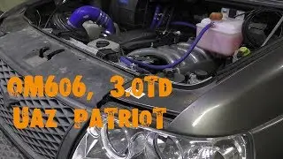 UazTech: Installing om606TD on UAZ Patriot, with Daimos gearbox, PART 3