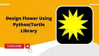 Learn Different color Flower using Turtle||Turtle Example||Turtle