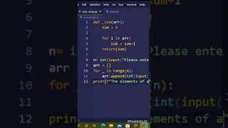 Python Program to Find Sum of List Elements-In Hindi.