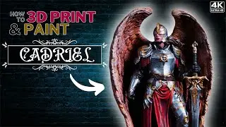 3D Printing Timelapse & Painting Tutorial:🔥Cadriel🔥miniature Comes to Life with Anycubic Kobra2 Pro!