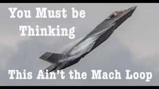 Stunning F35 Manoeuvre Through The Mach Loop