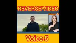 Зеленский наоборот / разные голоса/Zelensky / voice distortion / reverse video