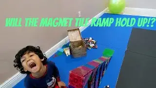 Will the magnet tile ramp hold up!?