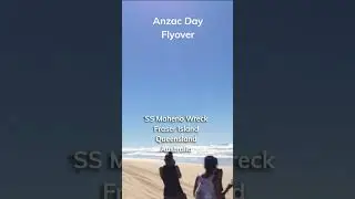 SS Maheno Wreck Anzac Day Flyover 100th Year Anniversary #shorts #education #jets #ship