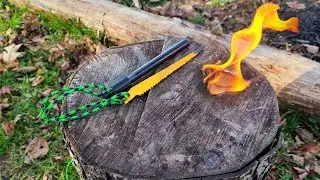 Ferrocerium Rod set up