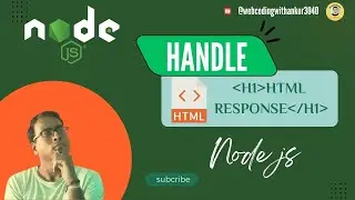 HTML Response in Node.js | Sending HTML Content to the Browser