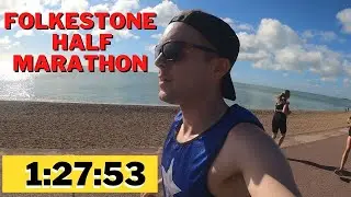 Running The Folkestone Rotary Half Marathon - The LONG And Straight Coastal Path!