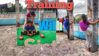 Training with my sister || During lockdown||