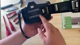 DIY Projector Using a £15 Film SLR Camera For A Star Wars Wedding Photo