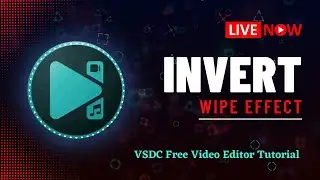 🎯How to Create Invert Wipe Effect in VSDC Free Video Editor | invert wipe effect | Transitions