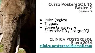 PostgreSQL15 - Básico 2 - Sesión 5