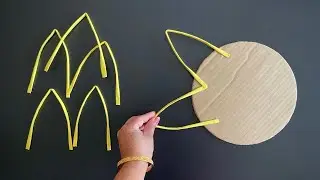 2 Beautiful Wall Hanging / Paper Crafts For Home Decoration /Easy Wall Hanging Using Earbuds & Paper