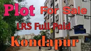 Plot for sale in Kondapur | Madhapur | Hitech City | LRS Paid | elitefortuneproperties | HYDERABAD