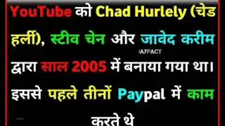 Facts about YouTube in hindi | Youtube k bare me rochak tathya