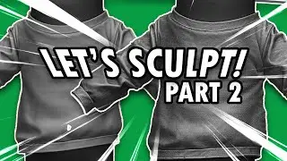 Let's SCULPT a Jumper! (Zbrush) Part 2!