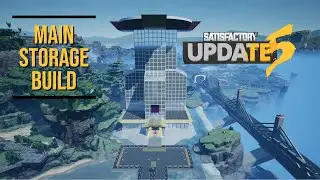 Satisfactory Live Stream Part 9 - Main Storage Build