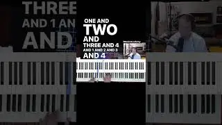 Solo blues piano and of 2 lesson #shorts