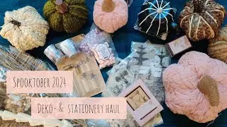 Spooktober 2024 | Deko- und Stationery Haul | Action, Aliexpress, Rossmann, Tedi | dekoriat