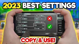 2023 Best Basic & Advanced Settings/Controls | Pubg mobile |🔥Copy & Use it.!