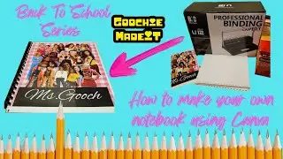 Back to School Series: How to make your own notebook using a laminator and binding machine