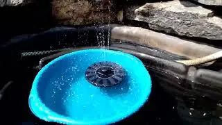 Фонтан на солнечных батареях
