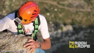 Роупджампинг в Крыму, скала Шаан-Кая