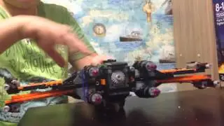 Обзор:LEGO Star Wars Poe's X-Wing Fighter👍🏻🤖
