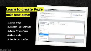 Learn to create Pega unit test case  