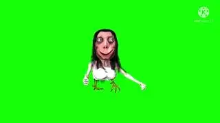 Momo dancing green screen