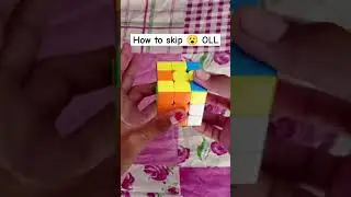 impossible 😮🤔| how to skip OLL 