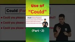 Use of Could (Part -2)