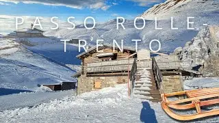 Camminata invernale Passo Rolle -Baita Segantini - Primiero di San Martino di Castrozza -Trentino
